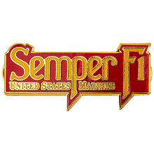 EagleEmblems P12190 Pin-USMC Sempre Fi (1,5'')
