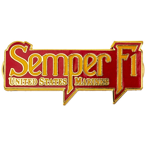 EE EagleEmblems P12190 Pin-USMC Semper Fi (1,5'')