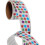 Rollo a granel de pegatinas prismαticas Micro Estrellas de David/Multicolor (100 repeticiones) 1
