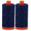 Aurifil Mako 50wt tr?d 2 store spoler (Dark Navy (2784)) 1