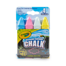 Crayola Sidewalk Chalk 4/Pkg Multi