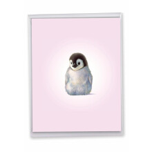 Paras korttiyhti - Hauska syntympivkortti kirjekuorella (iso 8,5 x 11 tuumaa) - Humoristinen Gratitude Animal -muistikorttipaperi - Zoo Babies -