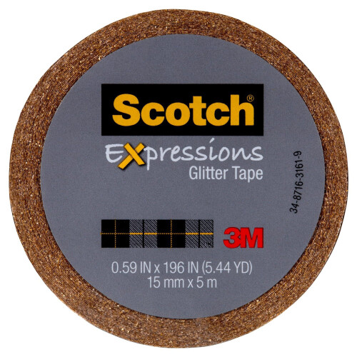 Scotch Washi Tape Glit Gold 0,59 tuumaa 1