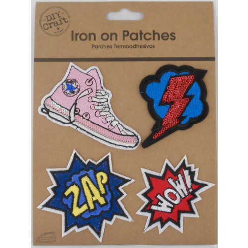 DIY Craft Iron On Patches - Zap - Wow! - Baskets - clair