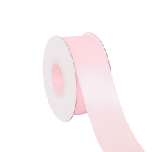 Ribbonitlux 3,8 cm breites doppelseitiges Satinband, 25 Yards (117-Hellrosa), Set fr Geschenkverpackungen, Partydekoration, Nhanwendungen, Hochzeit