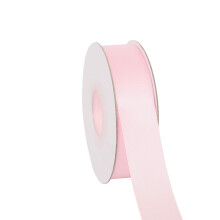 Ribbonitlux 2,5 cm breites, doppelseitiges Satinband, 25 Yards (117-Hellrosa), Set fr Geschenkverpackungen, Partydekoration, Nhanwendungen, Hochzei