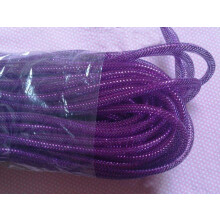 YYCRAFT Un Rotolo da 30 Iarde Tubo in Maglia Solida Deco Flex per Ghirlande Cyberlox CRIN Crafts 8mm 3/8-Pollici (Viola)
