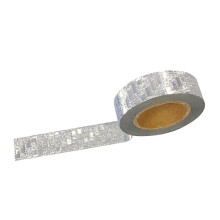 Wrapables Hopeanvriset metalliset Washi maalarinteippilaatat