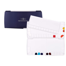 Mijello Triple Decker Watercolor Palette 52 Paint Wells Blue 14,4"""" x 6,75"""" x 1,25"""" 1 kad 1 pocet (balen 1)
