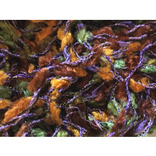 Dark Horse Yarns Flag #401 Apricot Grove (Amber Brown Green Lilac) Mini Flag 20 Gram