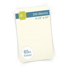 Printure Naturcremefarbener Karton im Legal-Format (8 1/2 x 14 ) – 65-lb-Einband – ideal für Menüpapierdokumente, Programme (250 Blatt)