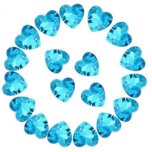 Kristalli strassit 50 kpl AB Crystals Pointback Heart Lasi tekojalokivi tee-se-itse askarteluun korujen tekoon 12mm jrvensininen