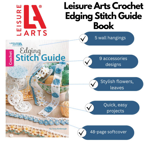 Leisure Arts Crochet Edge Stitch Guide Hkelbuch 1