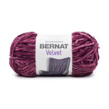 Bernat - 16103232004 Velvet Garn, 300 g, Burgunderpflaume