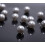 Perleknapper 20 stk helrunde perlebrudeknapper (perlehvid) (12 mm) 3