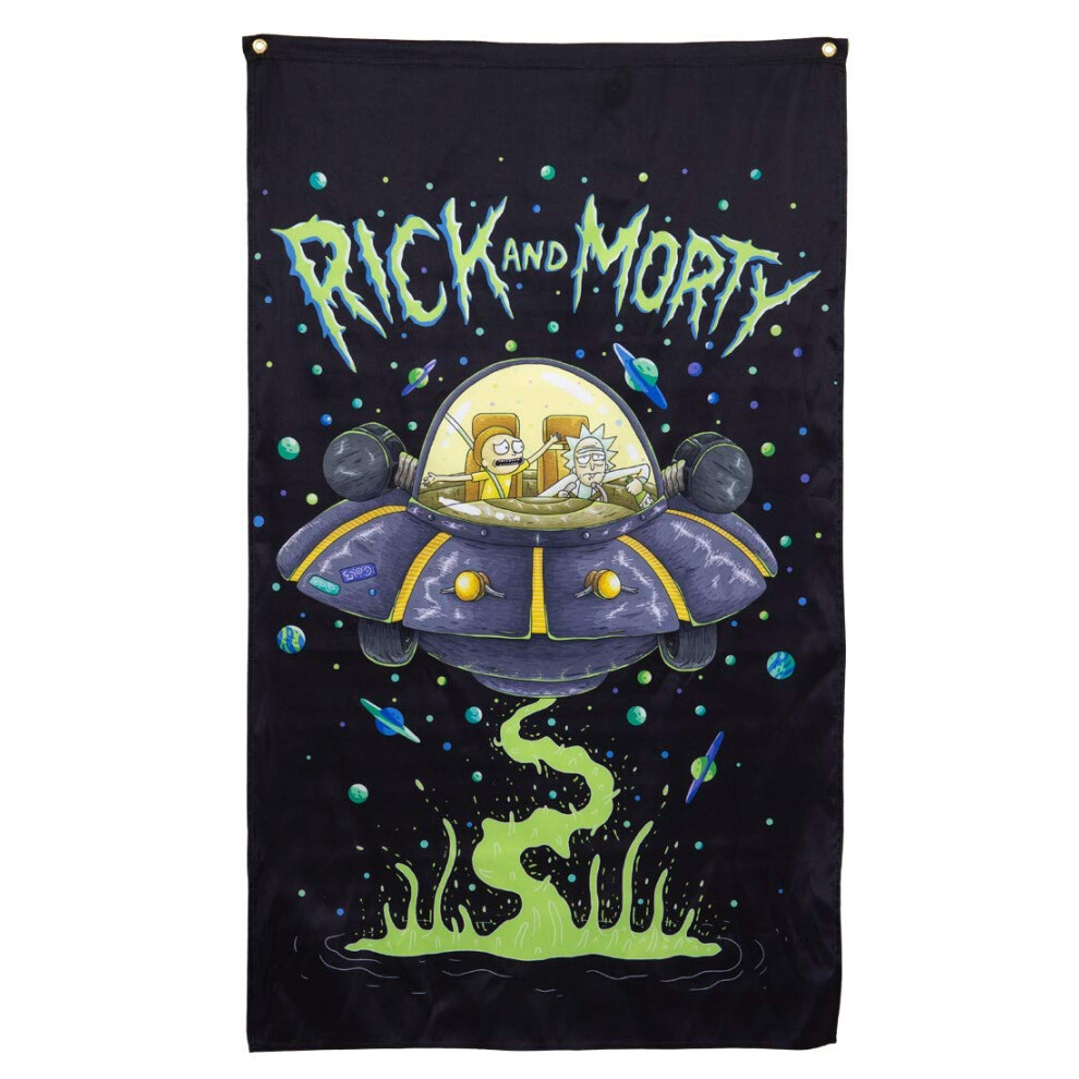 Calhoun Rick and Morty Indoor Wall Banner (30"""" by 50"""") (Space Cruiser)-image-OPC-PM8PZCF-NEW