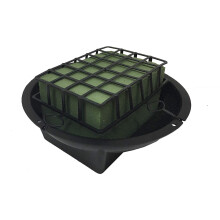 Nass-Steckschaumziegel mit Tablett, 1 Packung