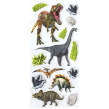 Playhouse Soft Puffy 14dln arch se samolepkami pro remesln obchodovn a sberatelstv - Dinosaur svet