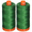 2-PACK - Aurifil Mako Cotton 50wt tr?d Solid Green 1422 Yard hver 1