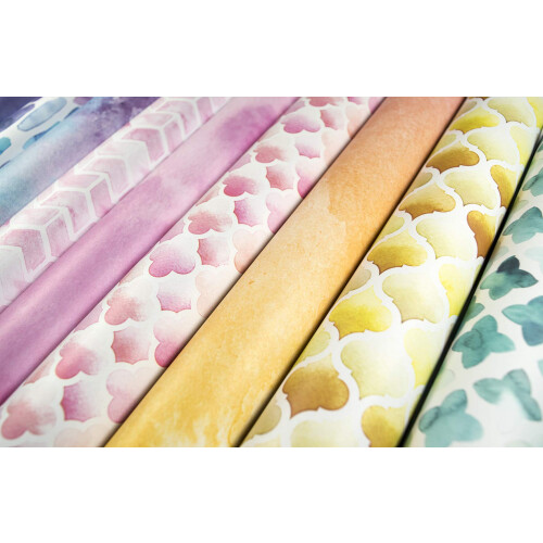 Craft Consortium Doppelseitiger Papierblock 12""X12"" 30/Pkg-Aquarelle 20 Designs 2