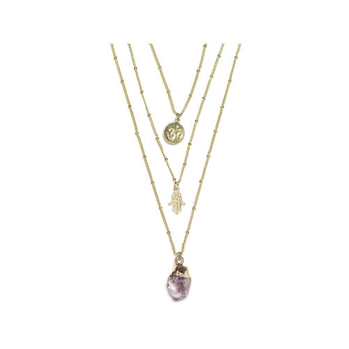 LaurDIY Mini Layered Necklace Kit Lila