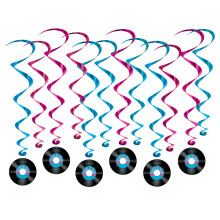 Beistle Rock & Roll Record Whirls