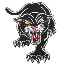Der brllende fleischfressende Panther-Aufnher, besticktes Applikationsabzeichen, zum Aufbgeln oder Aufnhen, Emblem