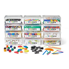 hand2mind Kit essenziale di contenitori STEM di Brooke Brown Contenitori STEM per manipolazioni STEM in classe per attivit? STEM elementari Kit d