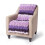 Bernat Deckengarn Aubergine Ombre 4