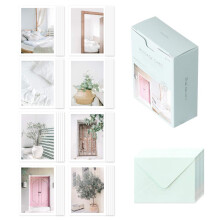 Monolike Message Feeling Violet Karte Mix aus 40 Mini-Postkarten und 20 Umschlgen