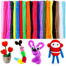Caydo 1000 Pieces Pipe Cleaners Assorted 20 Colors Chenille Stems Bulk