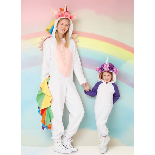 McCall's M7852KID Einhorn-Einteiler-Kostm fr Mdchen, Schnittmuster, Gren 38 1