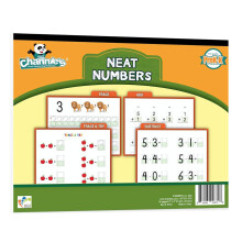 Channies Neat Numbers Arbejdsbog Visual Pre K - B?rnehave Math Workbook Effektiv farvekodet f?rskole sommerprojektbog med 3 sjove og nemme m?der