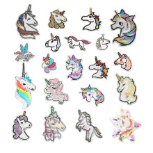 Niangzisewing Lot de 20 patchs repasser licorne cheval coudre sur jeans, vestes, chapeaux, sacs dos (de 5,1 cm 12,7 cm)