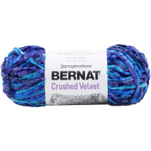 Bernat Crushed Velvet Yarn Blue Brilliance
