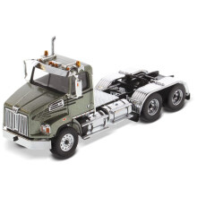 Diecast Masters 1:50 Western Star 4700 SBFA Tandem Day Cab | Transport Series | Metallic Olijfgroen Model 71038