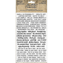 Advantus Idea-Ology Remnant Rub-Ons Kleine Tekst, Multicolor