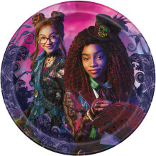 Unieke Disney Descendants 3 Ronde Dessertborden - 7" (Set van 8) - Duurzaam & Kleurrijk Ontwerp met Favoriete Personages