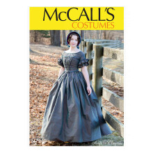 McCall Pattern Company McCall's Victoriaanse damesjurk kostuum naaipatroon door Angela Clayton Maten 14-22 verschillende