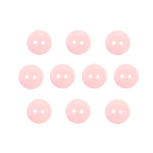 S?ger ROAM-knapper 2 hul 1/2 tomme harpiks 10 stykker (lyser?d)