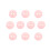 S?ger ROAM-knapper 2 hul 1/2 tomme harpiks 10 stykker (lyser?d) 1