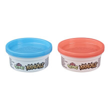 Play-Doh Krackle Slime Bleu et Rose, paquet de 2 composs de slime avec perles pour enfants de 3 ans et plus