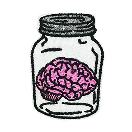 Brain in the Jar Vyvan ehlicka na Patch Holloween Creative Gift Backpack Deco Pin