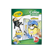 Crayola Minions 2 Frg- och dekalaktivitet Minions mlarbok