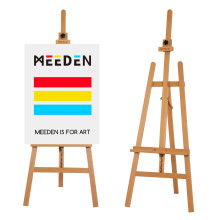 MEEDEN Easel Stand for Painting Wooden Easel Art Easel Solid Beech Wood Easel Painting Easel for Adults Adjustable Easel from 57-76"""" and Workin