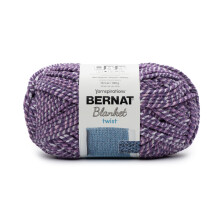 Bernat Blanket Twists Garn, Grape Kiss, Purple Haze 300g