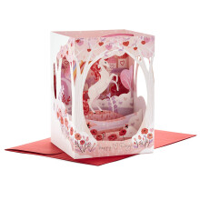 Hallmark Paper Wonder Ystvnpiv Pop Up -kortti (yksisarvisen maagiset toiveet)