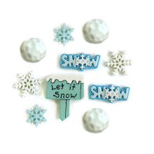 Knapper i massevis og mere Snow Day-knap