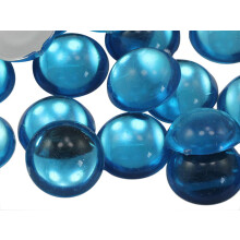 KraftGenius Allstarco 25mm Sininen Aqua Lite H109 Pyre Tasainen Selk Akryyli Cabochons 1 tuuman Muoviset Jalokivet askarteluun Pukukoristeet Kortt