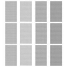 Gartful 12 Sheet Black Rhinestone Stickers - Round 2790 PCS Self Adhesive Gem Sticker Sticky Crystal Jewelry Gemstone for DIY Arts Crafts Scrapboo